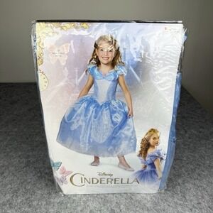 Disney Cinderella BRAND NEW Deluxe Halloween Costume Child Youth Medium 7-8